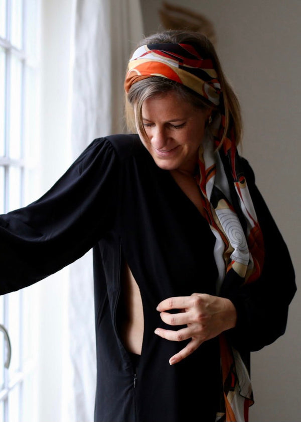 Schwarzes Kleid 'Nobody puts baby in a corner '